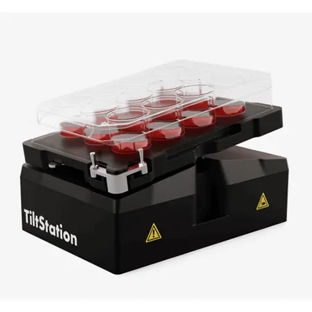 細胞培養向け傾斜角可変シェーカー TiltStation