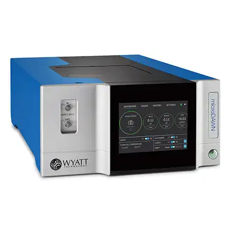 多角度光散乱検出器（MALS）　microDAWN